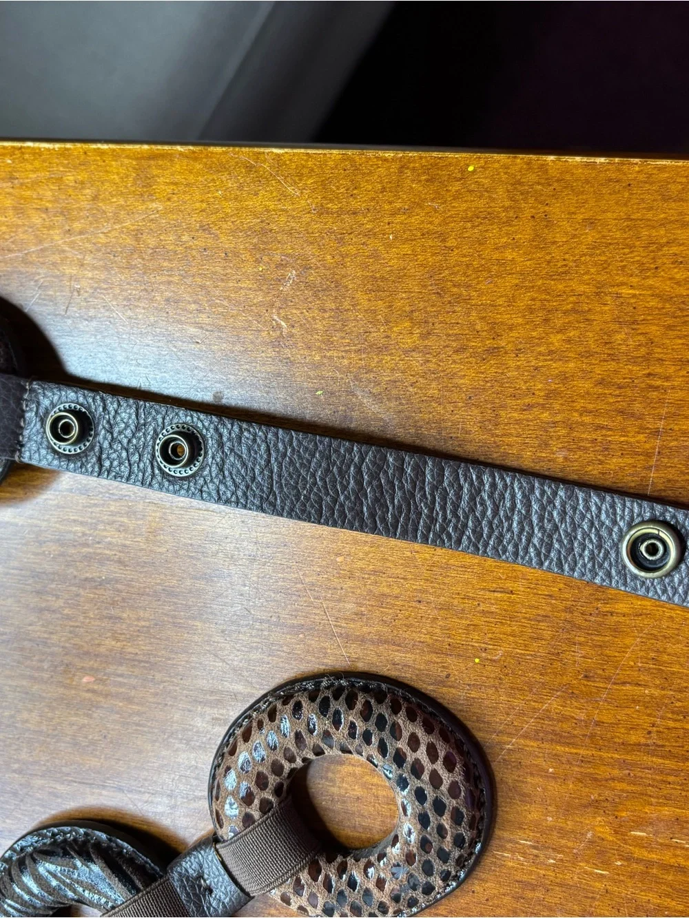 Brown Circle Link Boho Belt